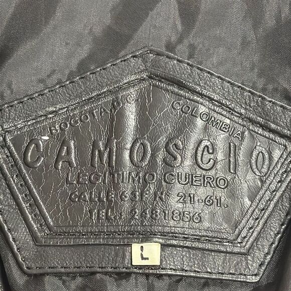 (E1) CAMOSCIO COLOMBIA, pure leather jackets, women's size L - Picture 13 of 13